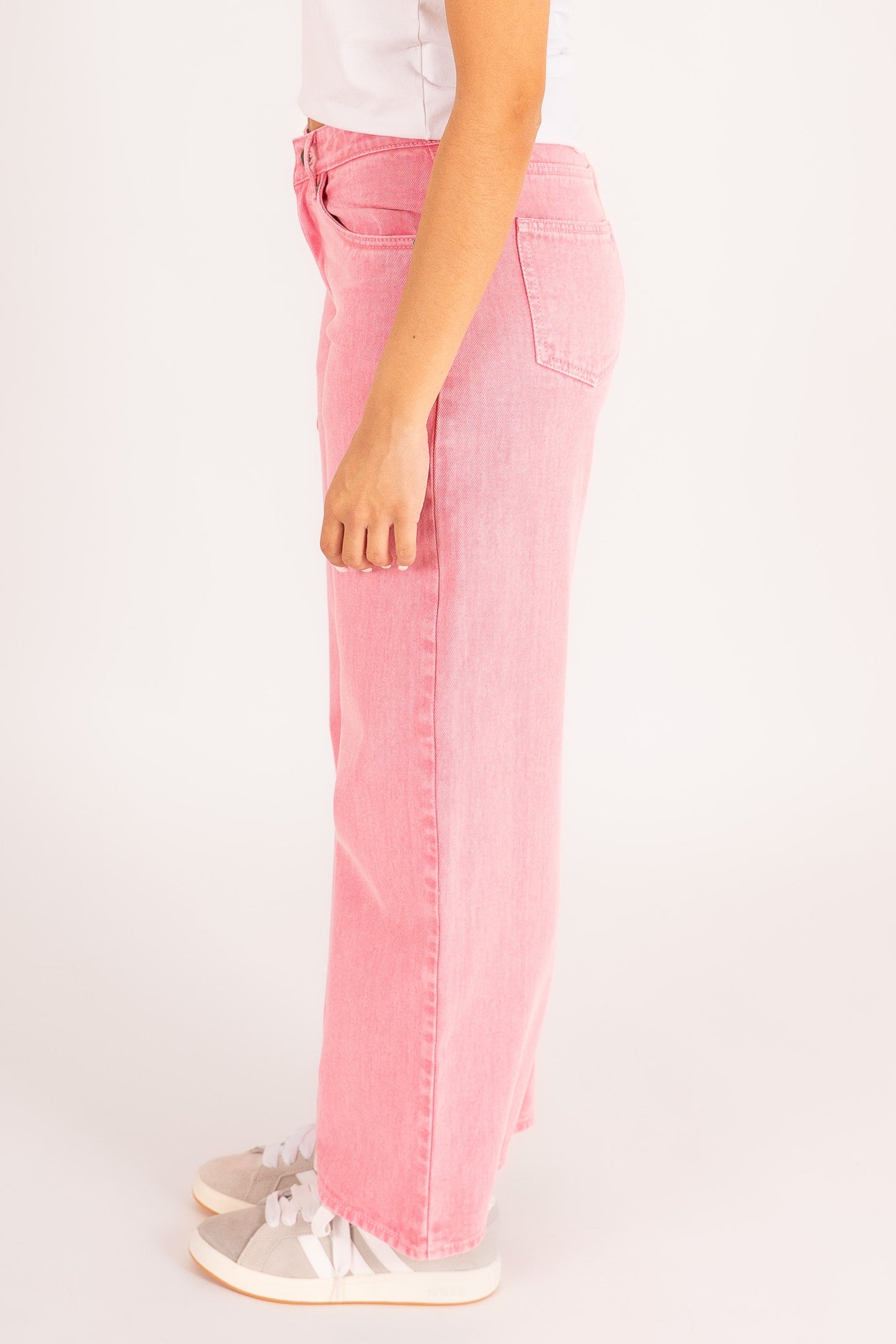 Jeans wide-leg low waist