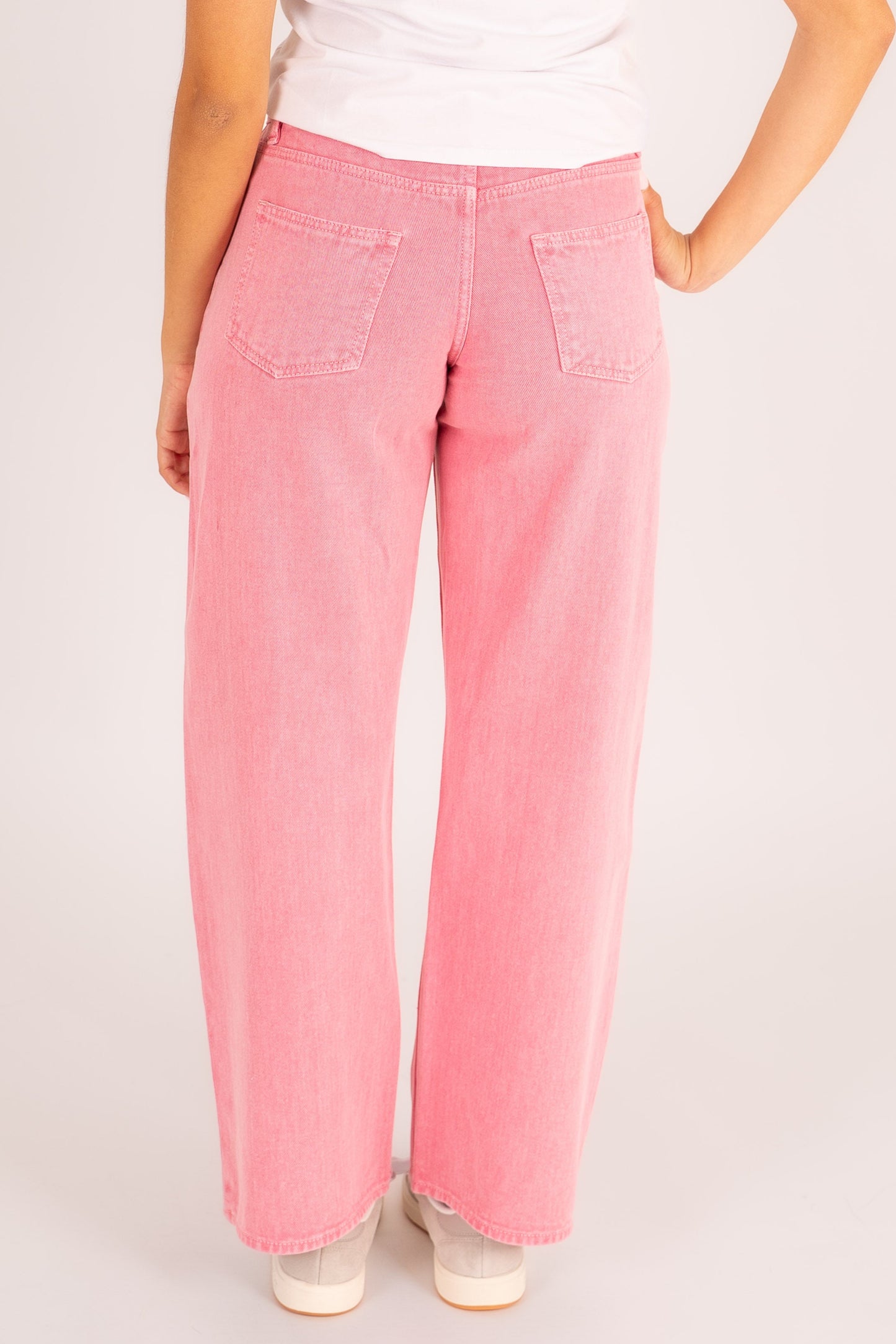 Jeans wide-leg low waist