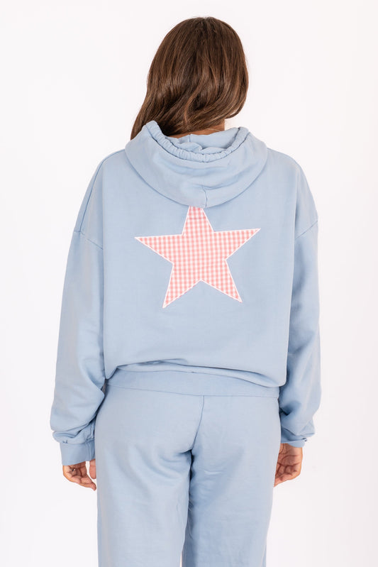 Sudadera con estrella bordada
