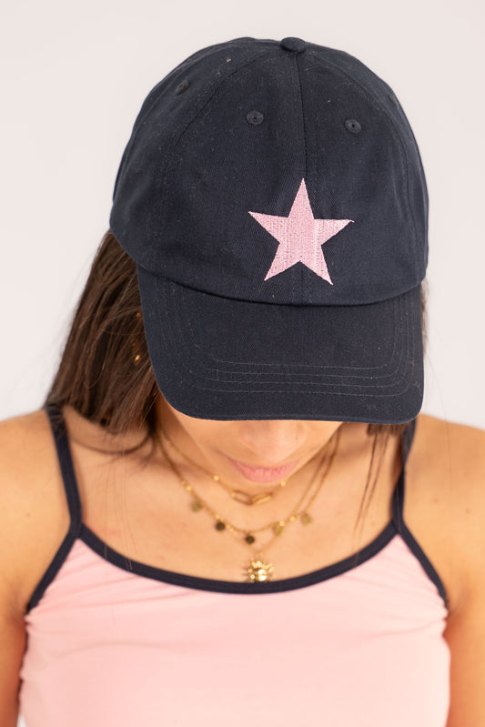 Gorra de baseball bordada con estrella