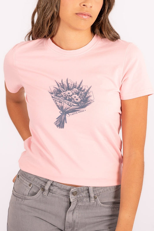 Camiseta flores New York - Kittieknoxshop