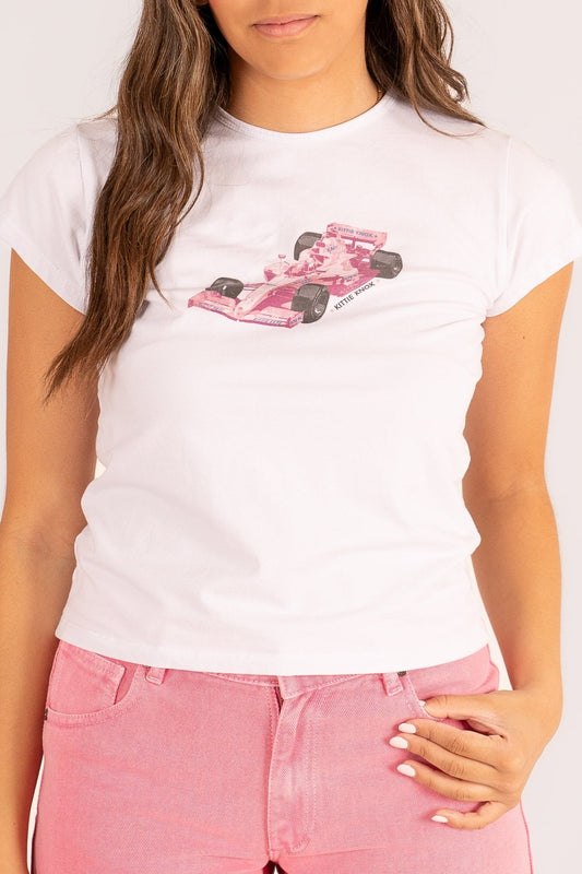 Camiseta Fórmula 1 ajustada - Kittieknoxshop