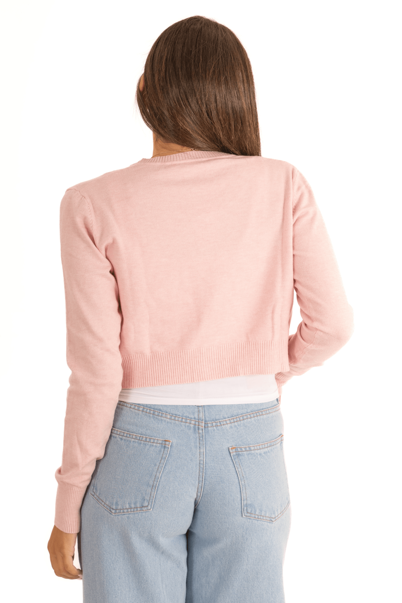 Cárdigan de manga larga, corte corto. - Kittieknoxshop