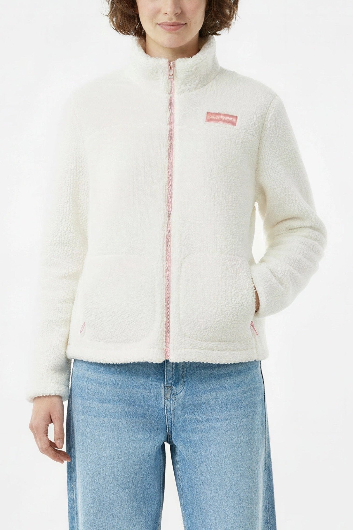 Chaqueta polar con forro rosa - Kittieknoxshop