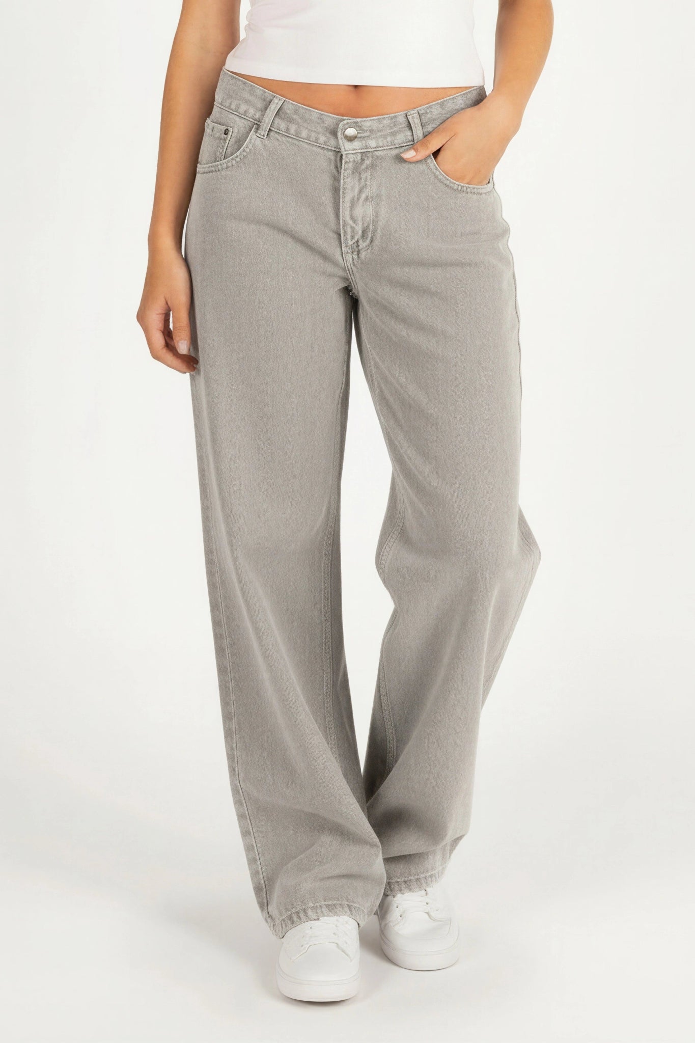 Jeans con estrella wide - leg low waist - Kittieknoxshop