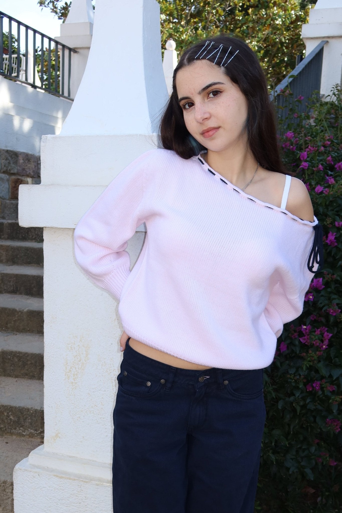 Jersey cuello barco con cuerda - Kittie Knox (Miancatex, S.L)