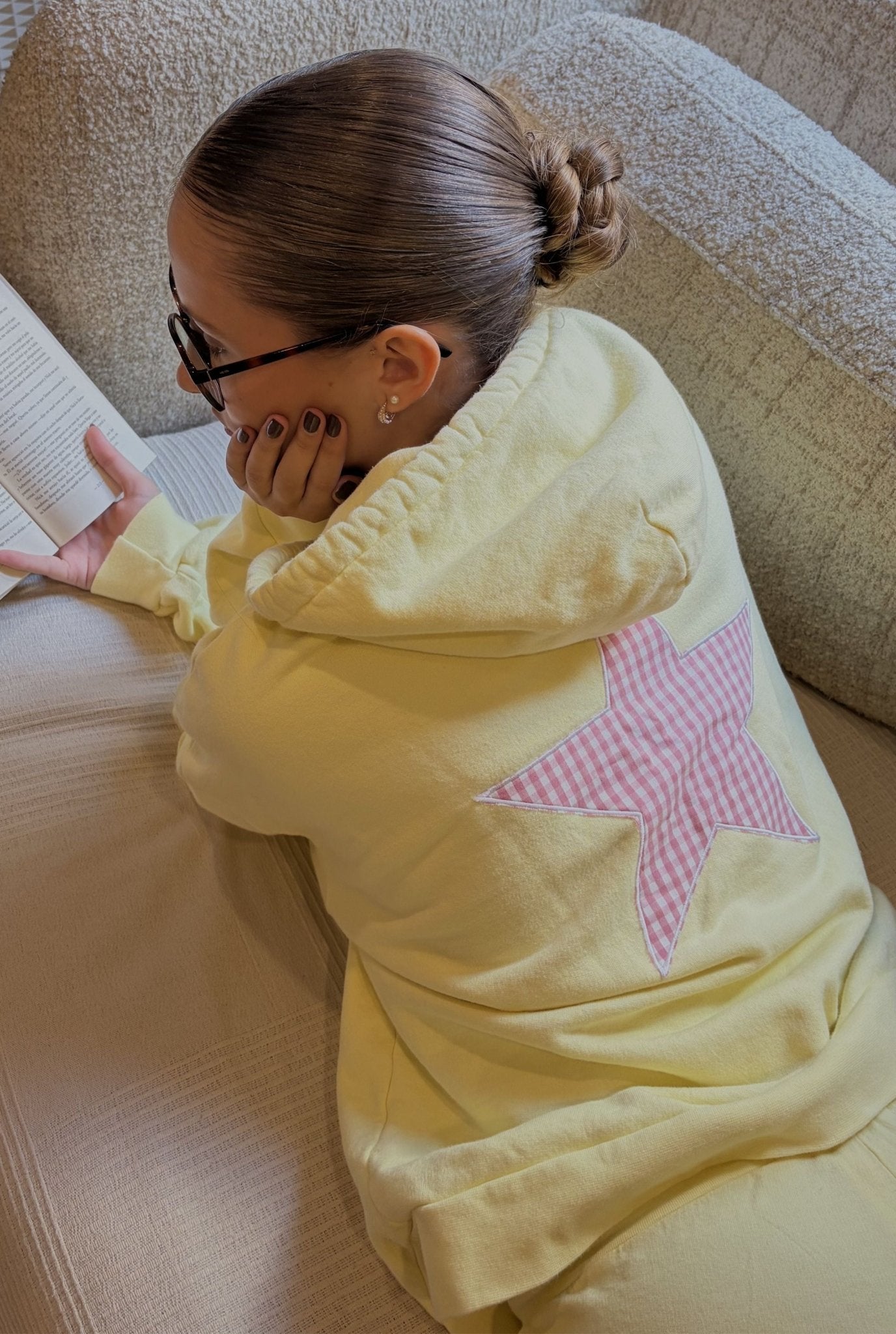 Sudadera con estrella bordada - Kittie Knox (Miancatex, S.L)