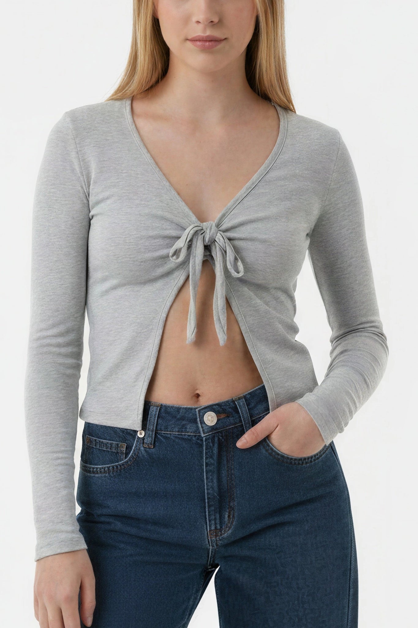 Top con lazo manga larga - Kittieknoxshop