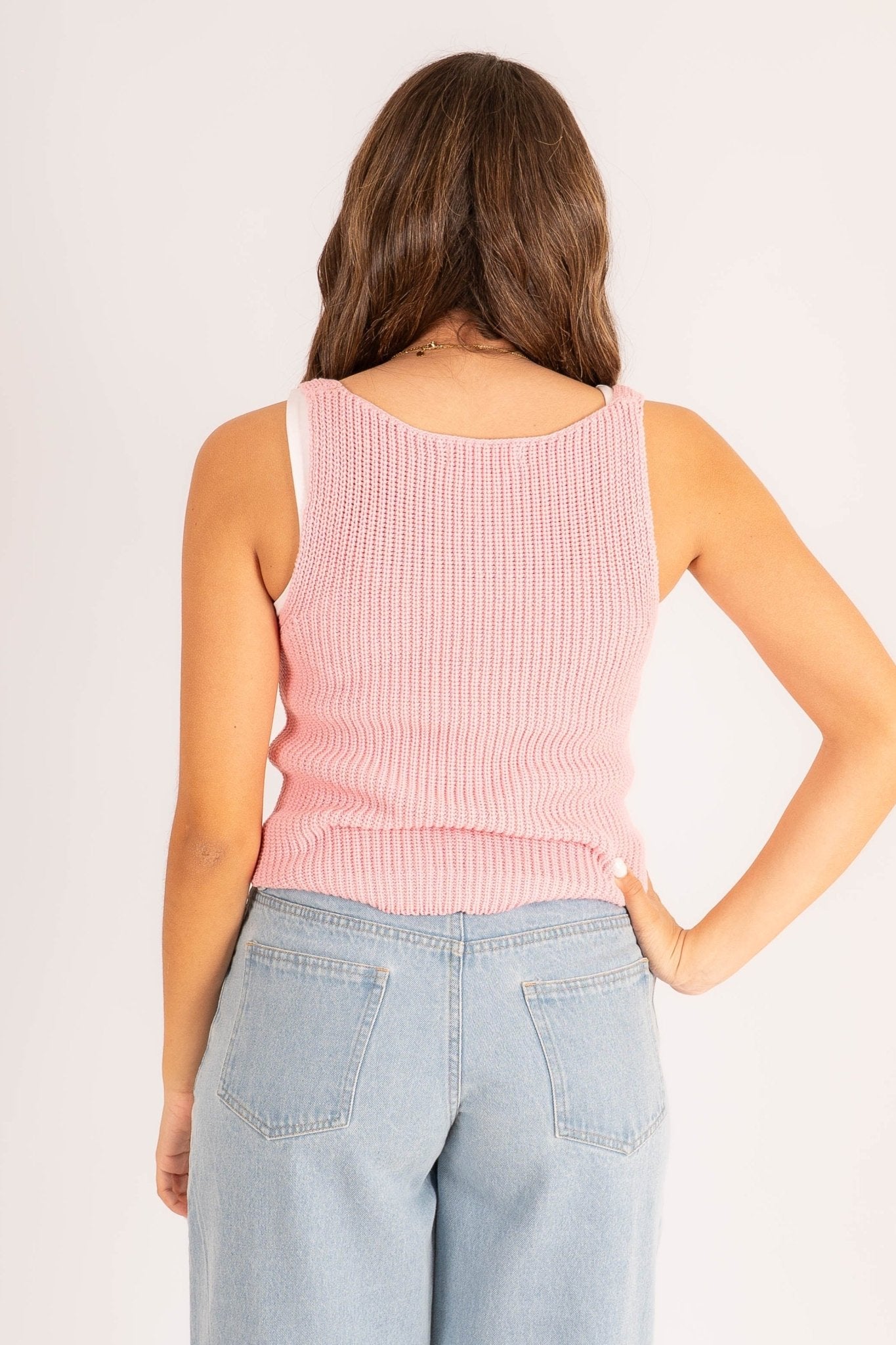 Top de punto con escote redondo - Kittieknoxshop